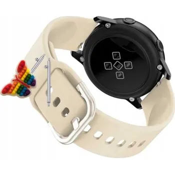 Pouzdro na mobilní telefon Pásek Řemínek pro Fossil Sport, Silikon Béžová Poutko, nastavitelný