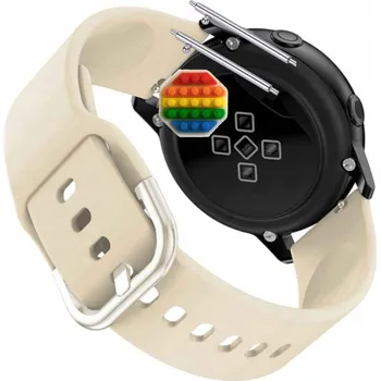 Pouzdro na mobilní telefon Řemínek Řemínek pro Bemi TRACKER, Silikonový Béžový Smyčka, nastavitelný