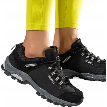 Dámská treková obuv DÁMSKÁ TREKOVÁ OBUV SOFTSHELL ČERNÁ TURISTICKÁ TREKINGOVÁ OBUV vel. 41