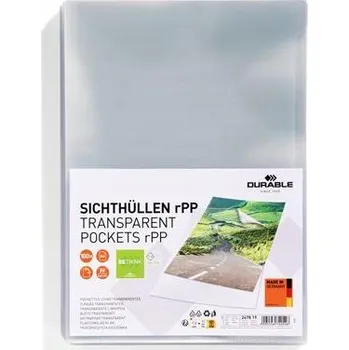 Obaly Durable Standard A4/100 µm Typ L křišťálové