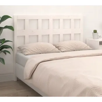 VidaXL Čelo postele, bílé, 205,5x4x100 cm,