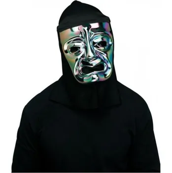 Pleťová maska Maska na obličej Wicked Costumes černá