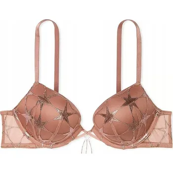 Podprsenka Push-up podprsenka Victoria's Secret Bombshell vyšívaná Stardust 75C (34C)