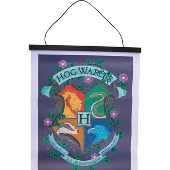 Dětské zboží Crystal Art plátno - Bradavice logo, 35x45cm