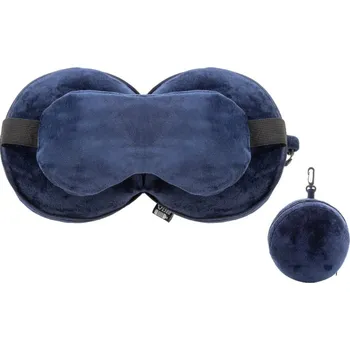 Cestovní polštářek Dreamfly cestovní polštář z RPET 5 Přední strana pouzdra, ∅ 130 Transfer, 8 barev