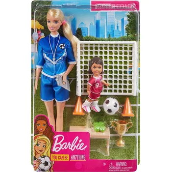 Panenka Sada TRENÉRKA FOTBALU Hračka Panenka Barbie Pro Holčičku 6 Let