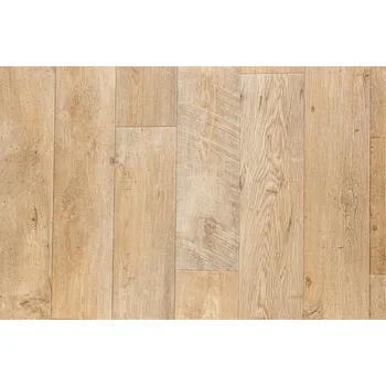 pvc podlaha PVC Podlaha Béžová Vzhled Dřeva Prkna Panely do Obýváku z Role šířka 4m