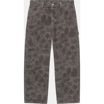 Pánské kalhoty Carhartt WIP Duck Single Knee (camo duck/green/porphyry/garment dyed) S, camo