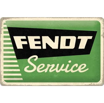 Plechová cedule Postershop Plechová cedule: Fendt Service - 30x20 cm