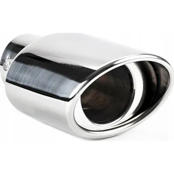 Koncovka výfuku Koncovka výfuku z nerezové oceli chromovaná univerzální krytka na výfuk