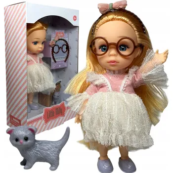 Panenka MALÁ PANENKA JAKO ŽIVÁ MIMINKO S VLASY OBLEČENÍ PRO PANENKU LITTLE MILLY 15 CM