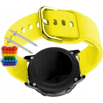 Pouzdro na mobilní telefon Řemínek Řemínek pro Devill SMF6C, Silikonový Žlutý Smyčka, nastavitelný