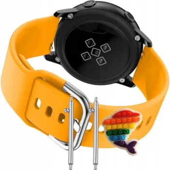 Pouzdro na mobilní telefon Pásek Řemínek pro Garett Men 4S, Mrkvový silikonový smyčkový, nastavitelný