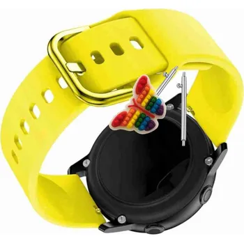 Pouzdro na mobilní telefon Řemínek / Pásek Řemínek pro Colmi i11, Silikonový Žlutý Smyčka, nastavitelný