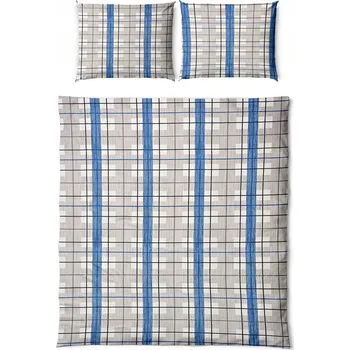 Povlečení POVLEČENÍ 160X200 + 2 POVLAKY NA POLŠTÁŘE 70X80 SADA POVLEČENÍ 3D KOSTKA