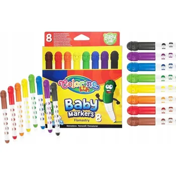 Sada Fixy fixy pro děti, školní fixy Patio 8 ks