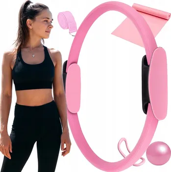 KRUH NA PILATES CVIČEBNÍ KRUH OBRUČ NA JÓGU PRO TVAROVÁNÍ POSTAVY 5 KS