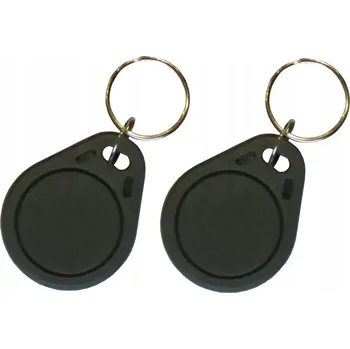 Přívěsek Na Klíče šedý 10 kusů pro Mifare 13,56 MHz 1K Classic pro ZÁMEK DOMOFONU