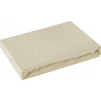 Prostěradlo Prostěradlo s gumou 90x200+25 cm, 140 g/m2, BÉŽOVÁ