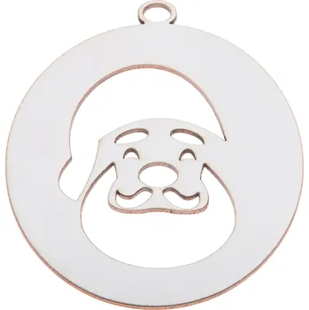 Vánoční ozdoba Vánoční ozdoba na stromeček PREMIUM bílý Mikuláš