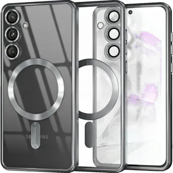 Pouzdro na mobilní telefon Zadní Kryt SUPERO pro Samsung Galaxy S25 stříbrný