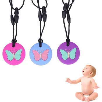 3 ks logopedické kousátko terapeutický náhrdelník