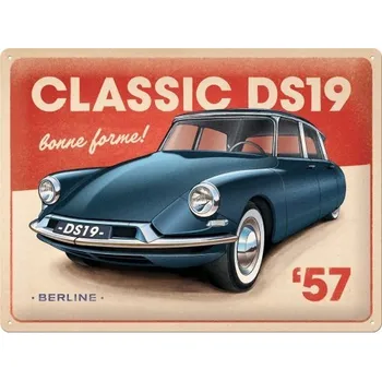 Plechová cedule Postershop Plechová cedule: Citroën Classic DS19 - 40x30 cm