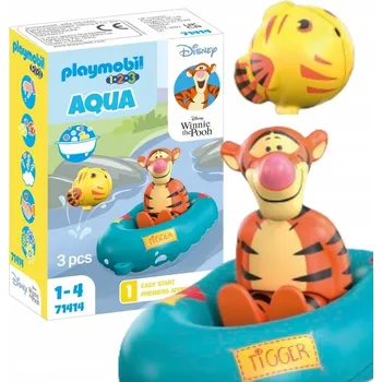 Stavebnice Playmobil Playmobil 71414 1-2-3 Disney Tygr a výlet na pontonu
