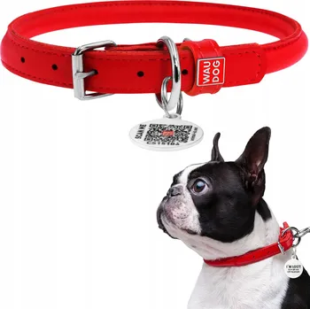 Obojek pro psa Kožený obojek pro psa Waudog vel. S