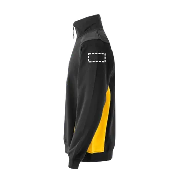 Pánská mikina VL SVAROG. Dvoubarevná froté mikina (260 g/m²), z polyesteru (65 %) a bavlny (35 %) 1 Sleeve, 80 x 40 Transfer, 1 barva