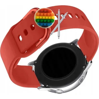 Pouzdro na mobilní telefon Pásek Řemínek pro Forever IGO JW-100, Silikon Červený Poutko, nastavitelný