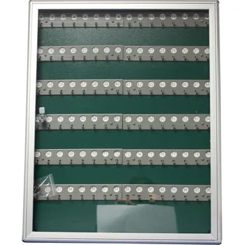 Skříňka na klíč Skříňka na klíče XL-Tools kovová stříbrná na 96 klíčů