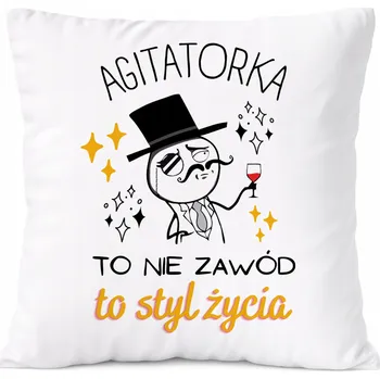 Polštář Polštář Pro Babičku jako Dárek s potiskem Fotografie Bílý PoliDraw