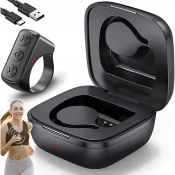 BLUETOOTH OVLÁDACÍ PRSTENEC PRO SMARTPHONE - DÁLKOVÉ FOTO A VIDEO - ČERNÝ