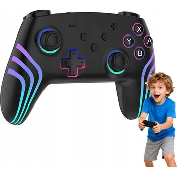 Herní ovladač Bezdrátový herní ovladač Pad černý pro PC Lite OLED Switch