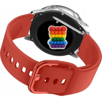 Pouzdro na mobilní telefon Pásek Řemínek pro Garett Kids Protect 4G, Silikon Červený Poutko, nastavitelný