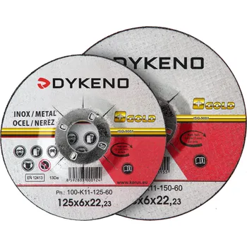 Brusný kotouč Brusný kotouč 125x6x22 nerez, ocel ODĚVY Sklad18 100-K11-125-60 (ODĚVY Sklad18)