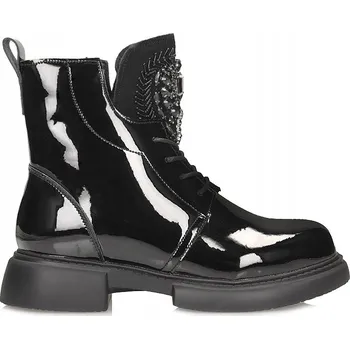 Dámská zimní obuv Dámské kotníkové boty Filippo na platformě, velikost 40