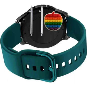 Pouzdro na mobilní telefon Pásek Řemínek pro Fossil Hybrid HR Collider FTW7010, Silikon Zelený Poutko