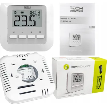 Termostat TECH REGULATOR POKOJOVÝ ST-295 V3 BÍLÝ