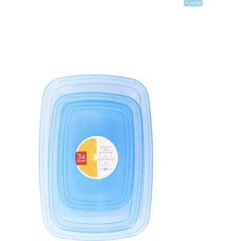 Dóza na potraviny Dóza na potraviny 3 ks plast 0,9/1,7/2,9l PRAKTIKMAXMIX Sklad14 pl636-00 (PRAKTIKMAXMIX Sklad14 )