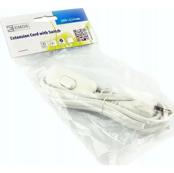 elektrický kabel Plochý elektrický kabel OMYp Emos 2 x 0,75 mm² 2 m