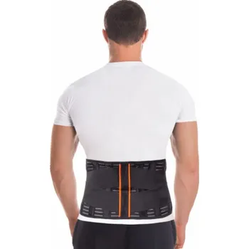 TOROS-GROUP Podpůrný bederní pás 212 černý, velikost 4