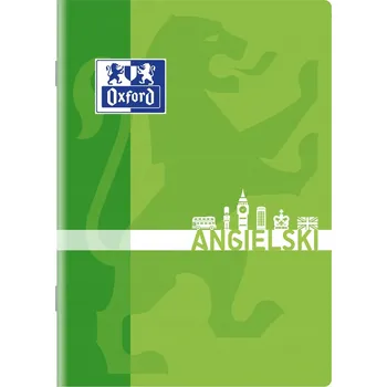 Sešit Sešit A5 linkovaný, zelený, 60 listů, měkká vazba Oxford