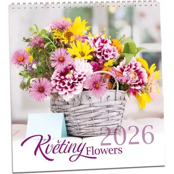 Kalendář Kalendář nástěnný Květiny 2026 (KN322)