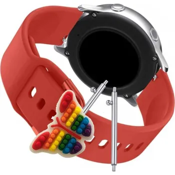 Pouzdro na mobilní telefon Pásek Řemínek pro Garett Kids Space 4G, Silikon Červený Poutko, nastavitelný