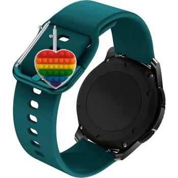 Pouzdro na mobilní telefon Pásek Řemínek pro Huawei Watch GT 3 SE, Silikon Zelený Poutko, nastavitelný