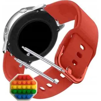 Pouzdro na mobilní telefon Pásek Řemínek pro Garett GPS 3, Silikon Červený Poutko, nastavitelný