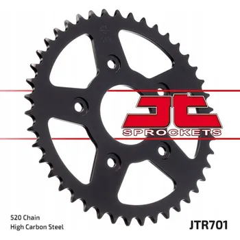 Řetězová sada pro motocykl Zadní rozeta ocel JT 520, 41 zubů JTR701,41