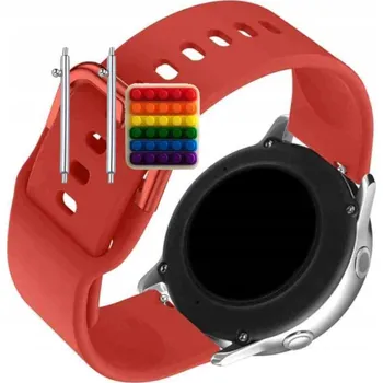 Pouzdro na mobilní telefon Pásek Řemínek pro Polar X2 Pro Titan, Silikon Červený Poutko, nastavitelný